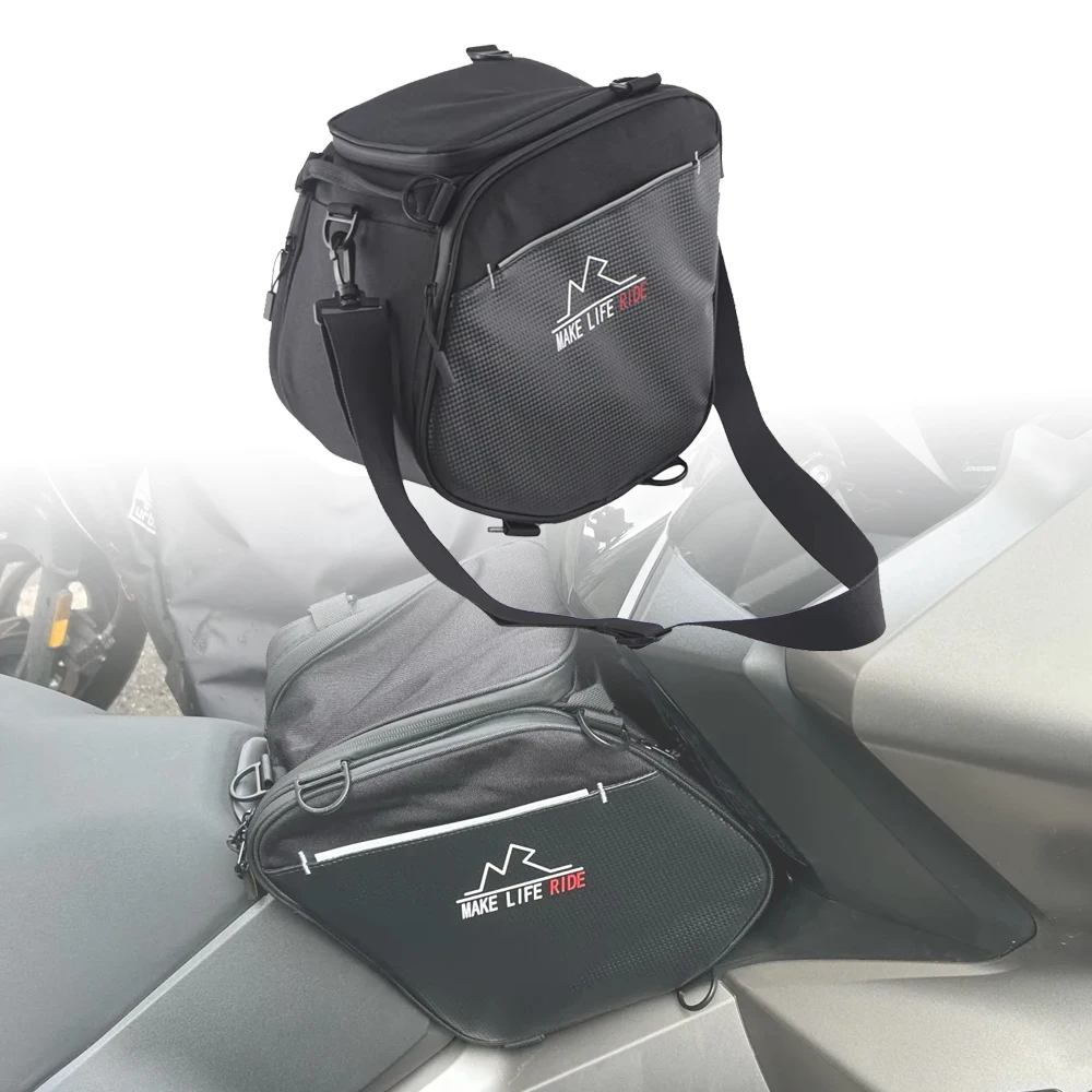 For Honda ADV350 Motorcycle Shoulder Saddlebag Storage For SYM 600 Scooter Tank Toolbag For KYMCO XCITING S350 500 400 S400