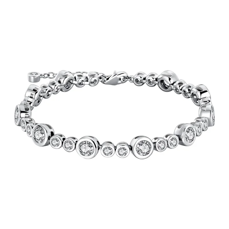 

New 925 Sterling Silver Starry Bubble Zircon Bracelet For Women Fashion Birthday Valentine's Day Jewelry Gift