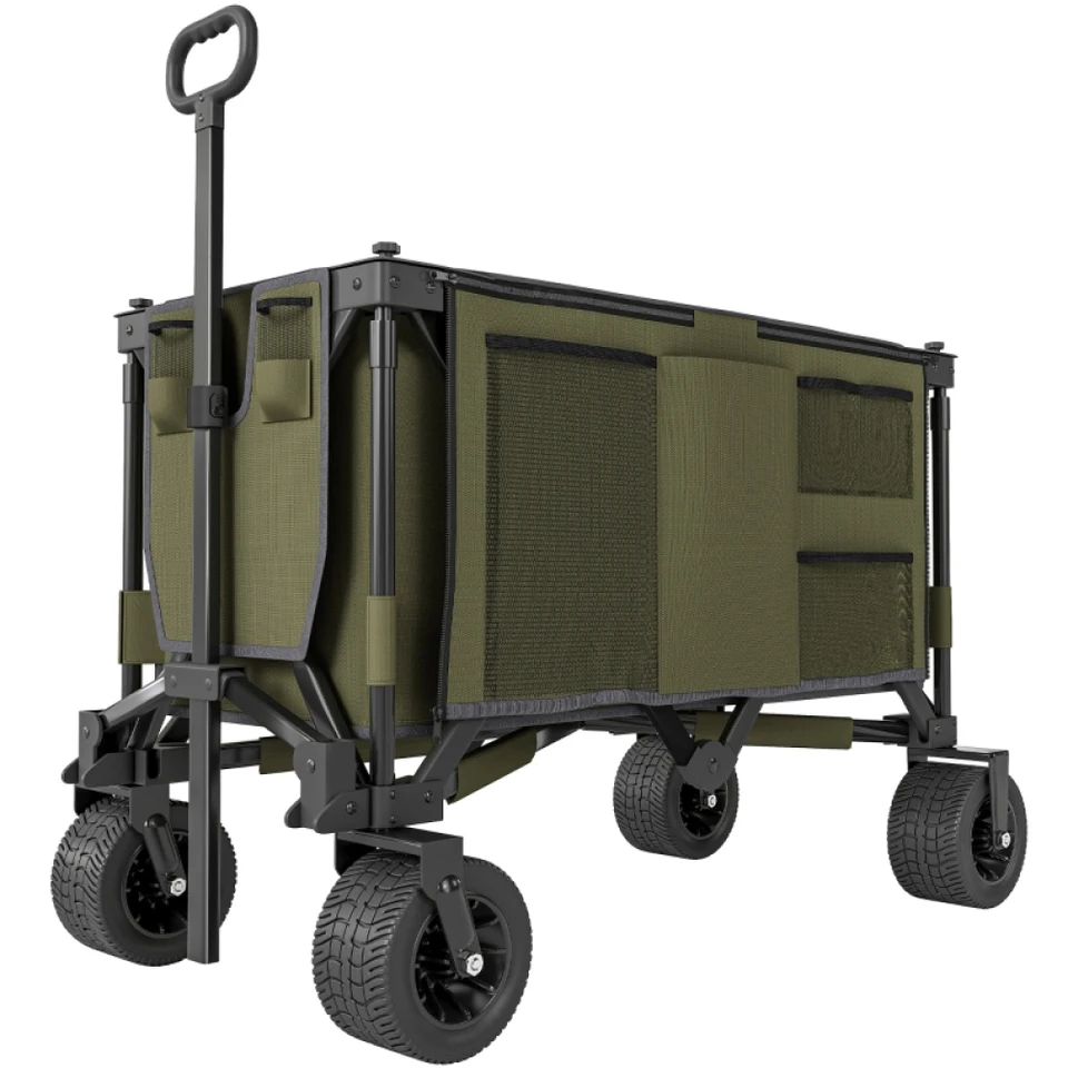 Collapsible Garden Trolley Outdoor Utility Wagon