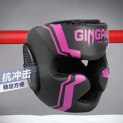 Adult and Children's Boxing Helmets Fighting Sanda Training Monkey Face Closed Taekwondo Head and Face Protection