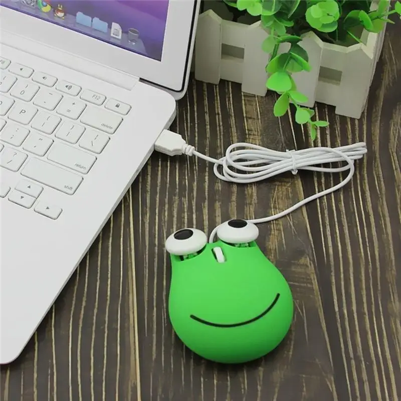 G6DD Cartoon USB Wire Mouse for Long Lasts Performances Functionality Mice