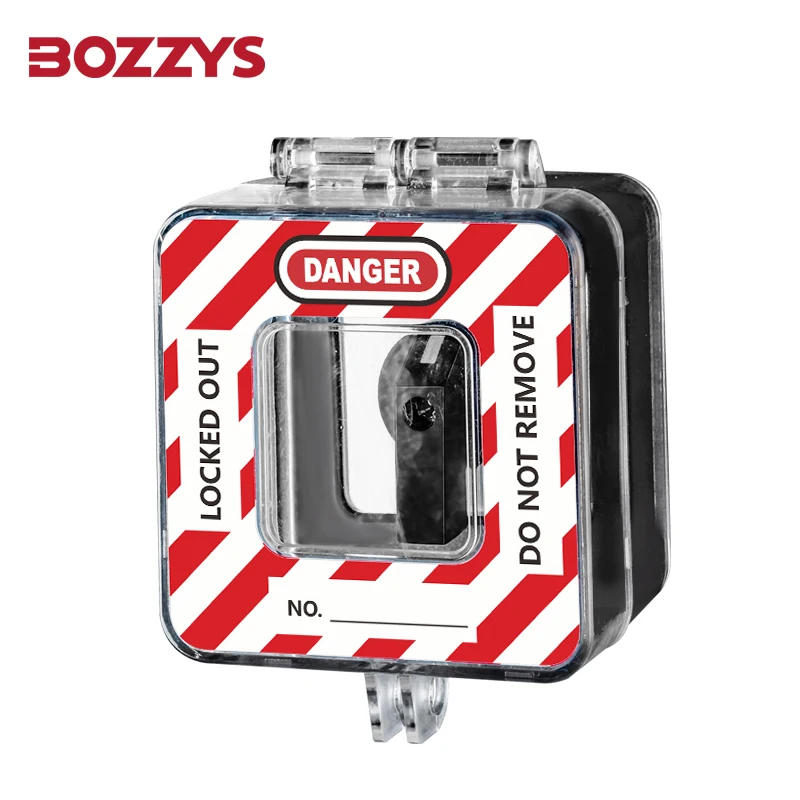 BOZZYS Emergency Stop Button Cover SProtective Transparent Push Button Switch Guard Dustproof Safety Protector for Industrial