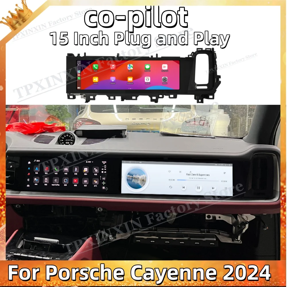 

10.9 Inch For Porsche Panamera 2024 Carplay Co-pilot LCD Instrument Cluster Android 15 Display Virtual Cockpit Instrument