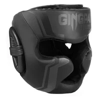 Promoción boxeo MMA casco de seguridad protectores de cabeza casco de entrenamiento para niños adultos Muay Thai Kickboxing cascos totalmente cubiertos
