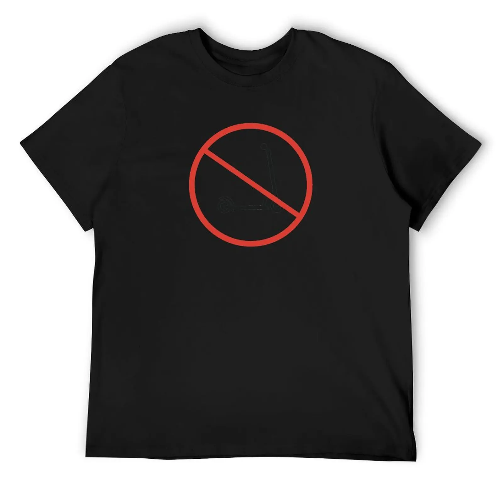 no scooters allowed T-Shirt shirts graphic vintage anime shirt baggy shirts mens clothes