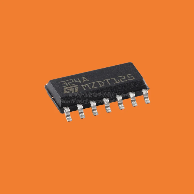10pcs/original LM324ADT SOP-14 low-power four-way operational amplifier chip with low input bias current