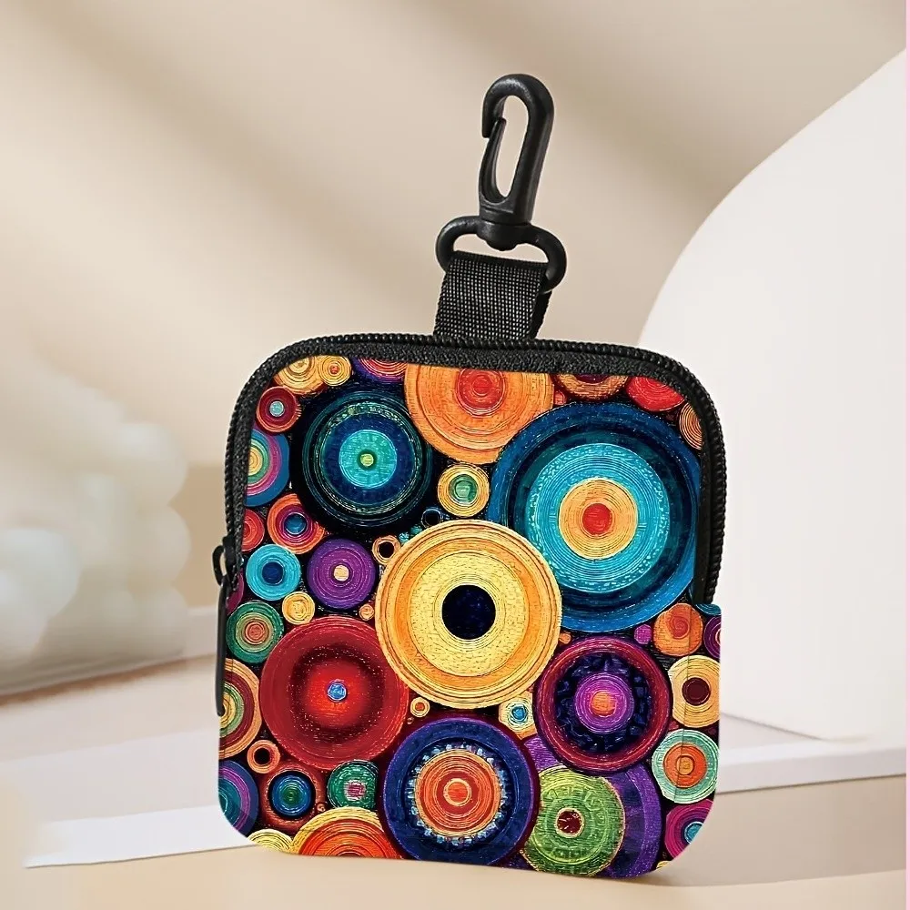 

Модный мини-кошелек для мелочи из ПВХ, водонепроницаемый, легкий, прочный, сумка для наушников, подарок для друзей