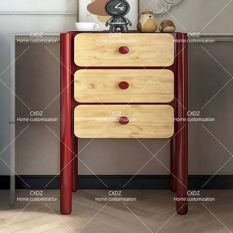 Nordic Solid Wood TV Cabinet Modern Simple Living Room Storage Unit Coffee Table Multi Functional Locker Art Furniture