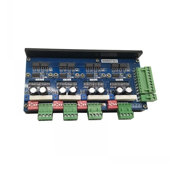 New design 4-axis 2-phase stepper motor driver 4A16 subdivision TB6600 DD6600T4V1