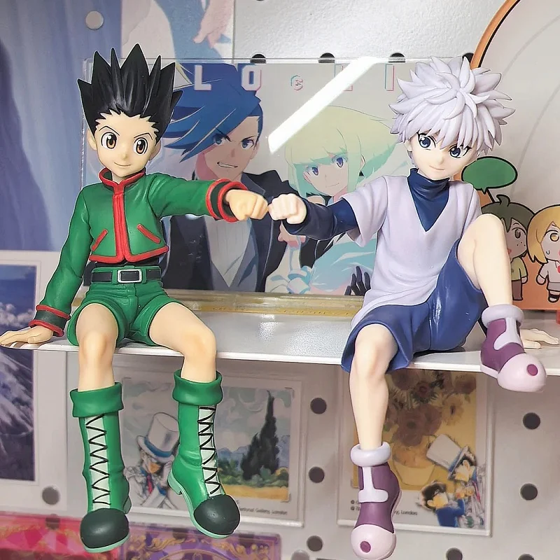 Original Furyu Hunter X Hunter Killua Zoldyck Gon Freecss Noodle Stopper Figure Toys Anime Action Figurine Pvc Model Xmas Gift