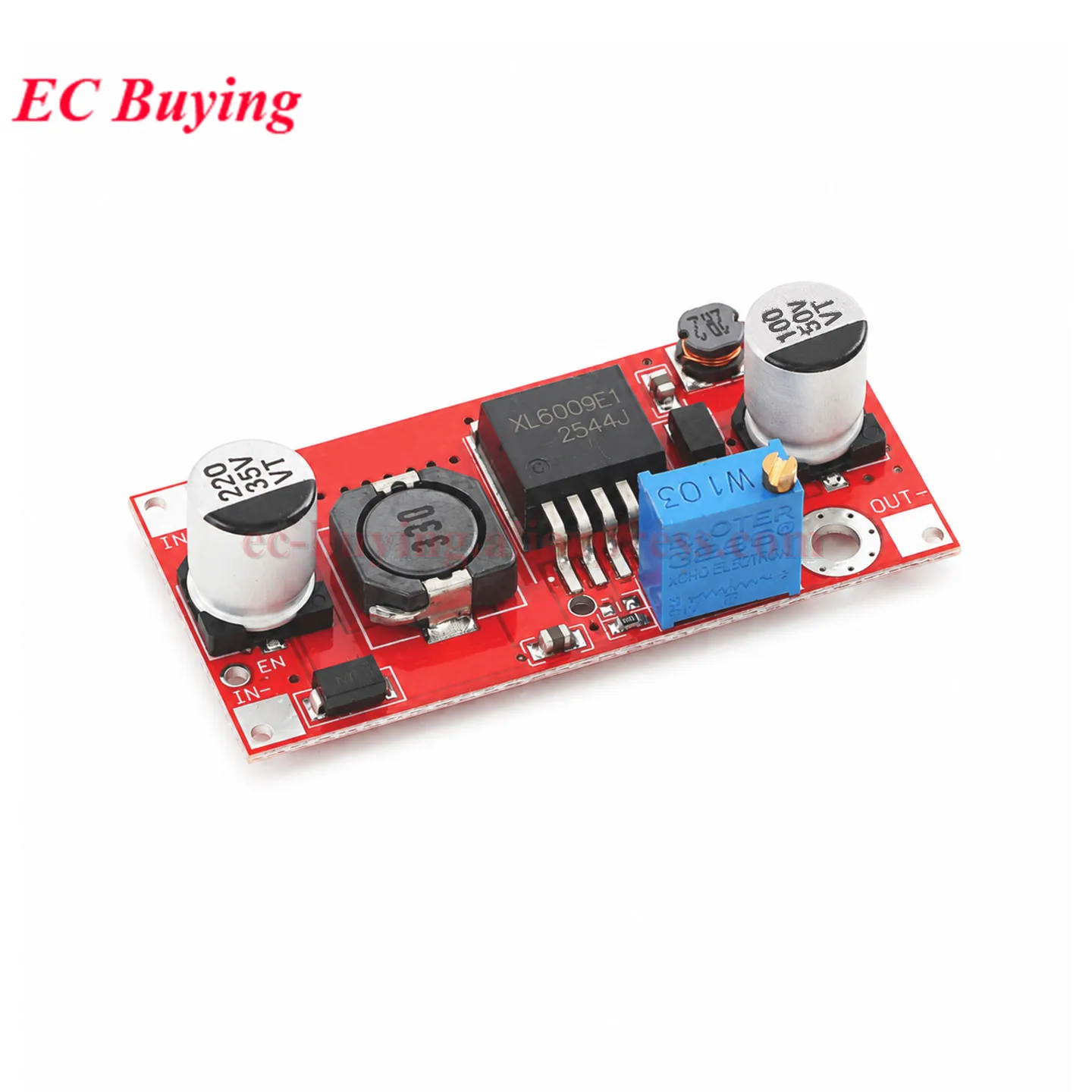 1Pc-10Pcs XL6009 4A Boost Converter Step Up Adjustable 15W 5-32V to 5-50V DC-DC Power Supply Module Super LM2577 Booster Board