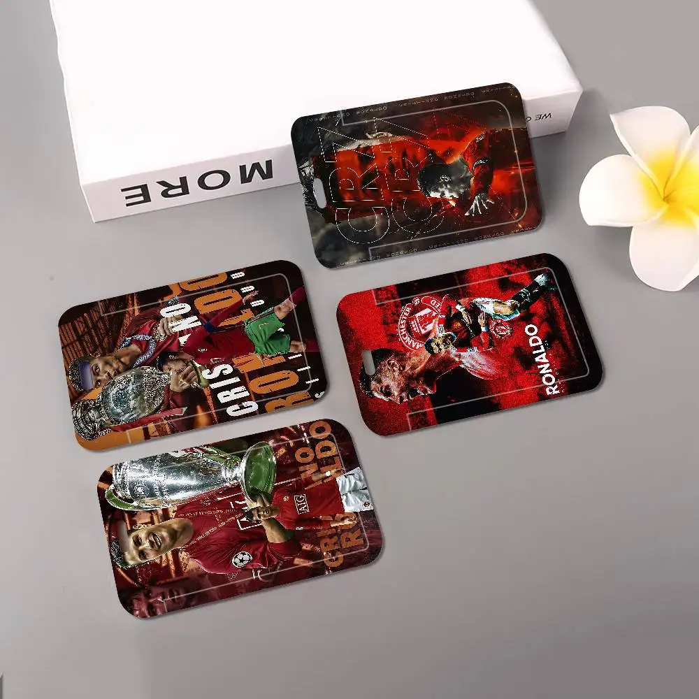 C-Cristiano R-Ronaldo CR7 Working Bank Credit Card Holders With Long Lanyard Employee Name ID Card Cover Holder Accessories
