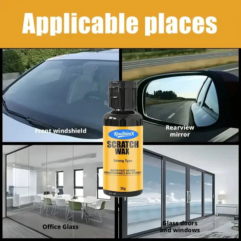 1/2/3pcs Glass Scratch Repair Solution Liquid For Effectively Remove And Repairing Glass Scratch Eyeglasses Lens Care