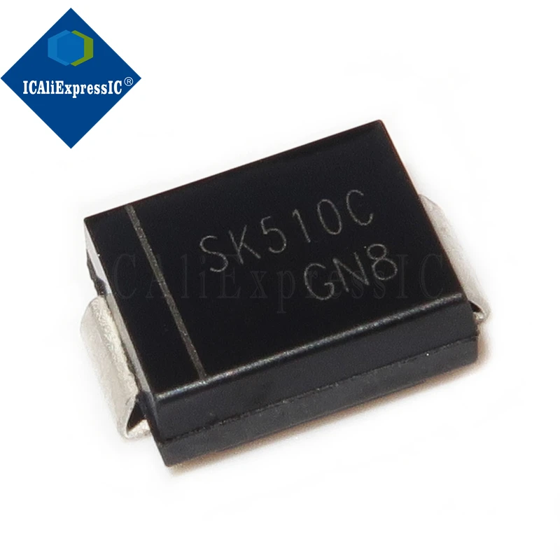 

10 шт. SK510C посылка SMC (DO-214AB) Диод Шоттки