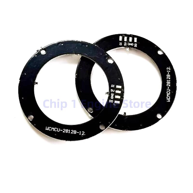 5PCS 12 Bit WS2812 5050 RGB LED Intelligent full-color RGB ring Development Board - Large Ring