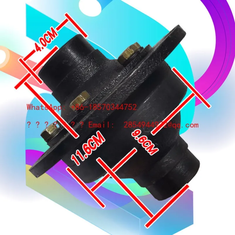 Electric Four-wheeler Rear Axle Tooth Bag Chain Drive Gear Differential Battery Tricycle Assembly 6-tooth Gearbox