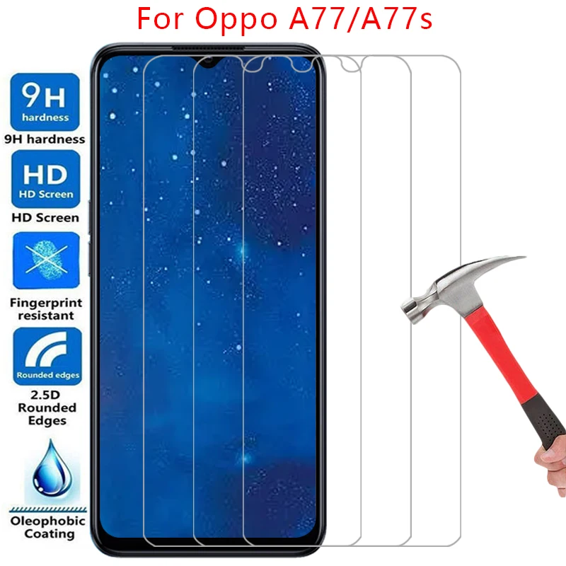 screen protector for oppo a77 a77s protective tempered glass on oppoa77 a 77 s 77s 77a 4g 5g a775g film glas opp opo oppa appo