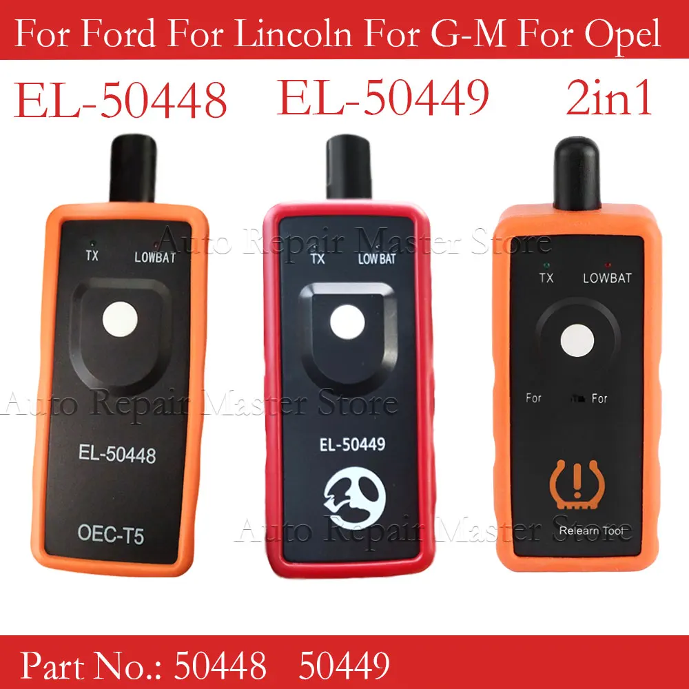 Car Tire Pressure Monitor EL-50448 2IN1 For G-M/Ope EL-50449 For Ford/Lincoln EL50448 TPMS OEC-T5 EL50449 Auto Sensor