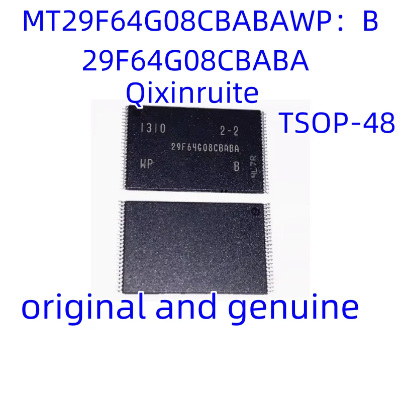 Qixinruite  Brand new original MT29F64G08CBABAWP: B=29F64G08CBABA TSOP-48 64Gb flash memory IC