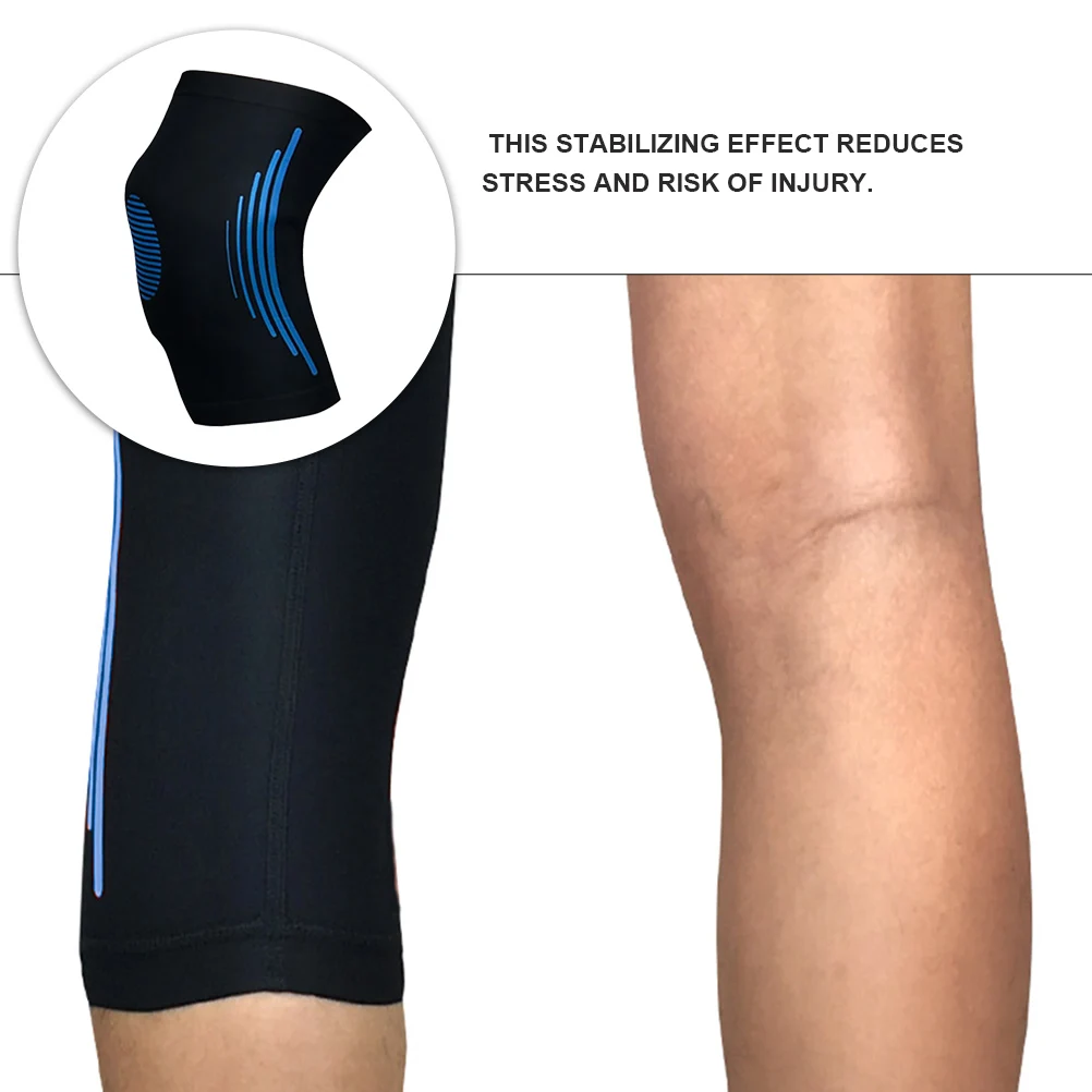 

Knee Support Braces Lightweight Breathable Compression Sleeve Warm Joint Protector Stabilizing Sports Guard for Basketball