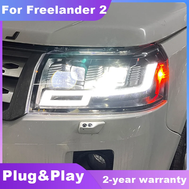 

Car Lights for Freelander 2 LR2 2007-2015 LED Auto Headlight Assembly Upgrade Newest Style Design Lamp Exterior Accessories