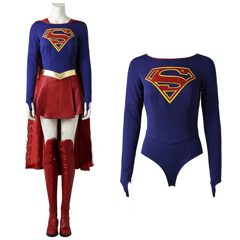 Supergirl Cosplay Costume Halloween