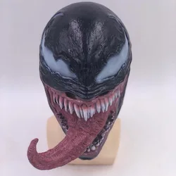 Horror Monster Mask Superhero Movie Cosplay Head Cover Halloween Costume Party Haunted House Prank Prop Long Tongue Latex Masks