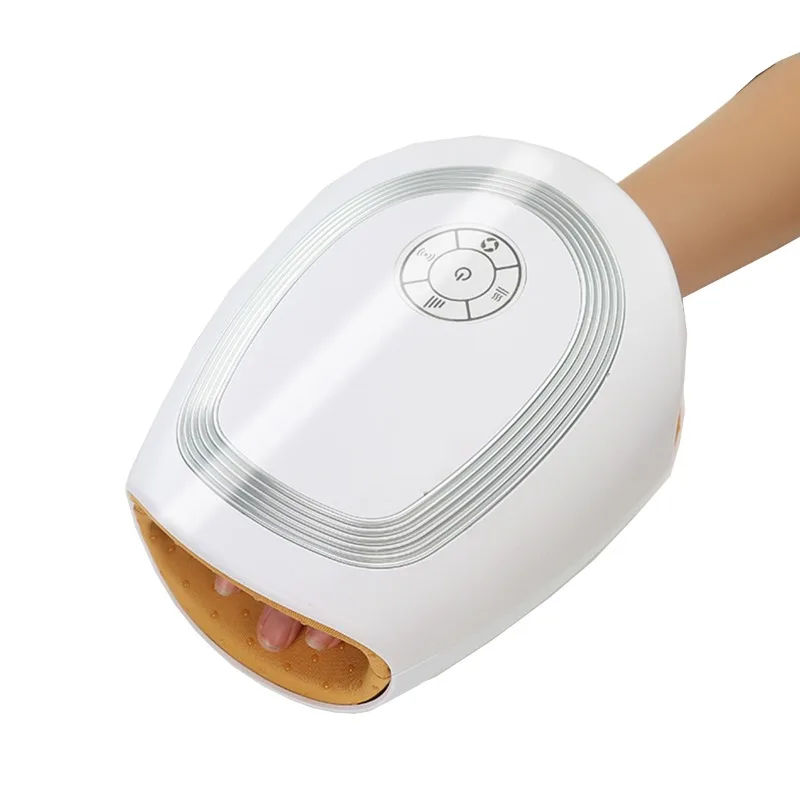 Hand Therapy Massager Shiatsu Cordless Electric Air Compression Heat Pain Relief Palm Finger Hand Massager