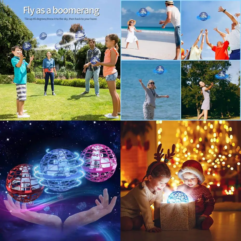 

Upgraded 2025 Flying Orb Galaxy Ball 3PCS Hover Orb Hand Drone Kids Boomerang Ball Cosmic Spinner Globe Magic Flying Spinner Flo