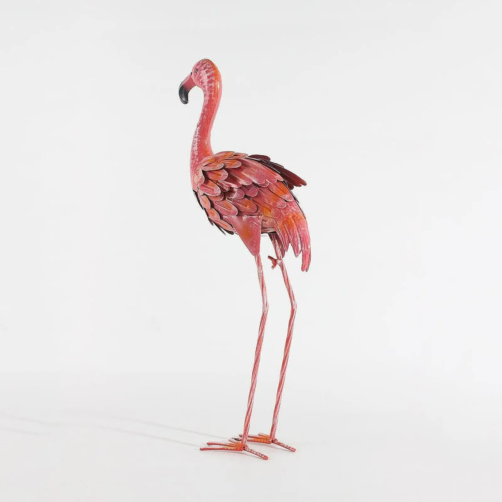 

Animal Figurines Versatile Iron Flamingo Statue for Garden Courtyard Balcony