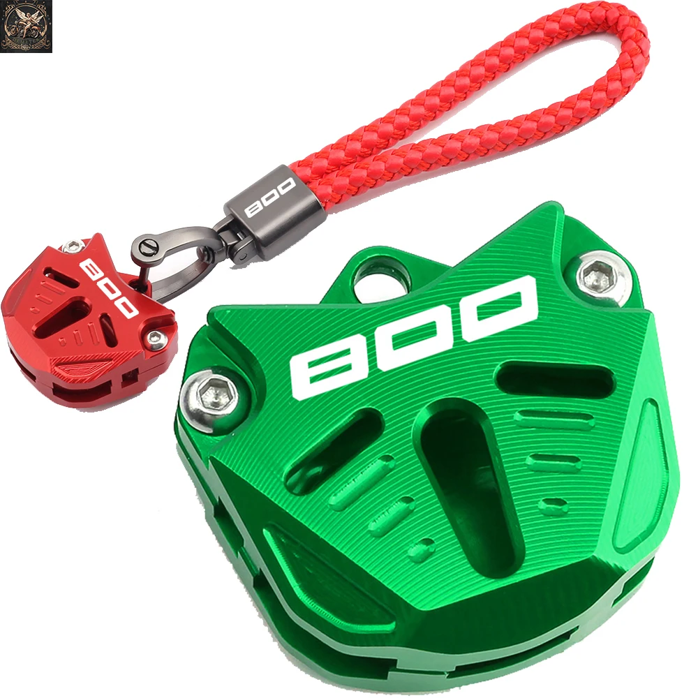 

For KAWASAKI Z800 Z 800 2013-2022 Motorcycle CNC Accessories Key Cover Protection Shell Embroidery Keychain Key Ring Case