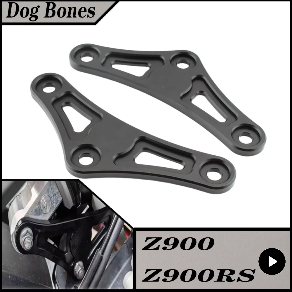 For Kawasaki Z900 Z900RS Z900RS Cafe 2017-2023 Motorcycle Rear Suspension Lowering Link Kit Dog Bones 30mm Aluminum Multi Set