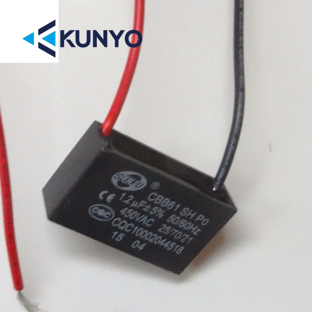 cbb61 capacitor 450vac 1.2uf Fan start capacitor 5% wholesale