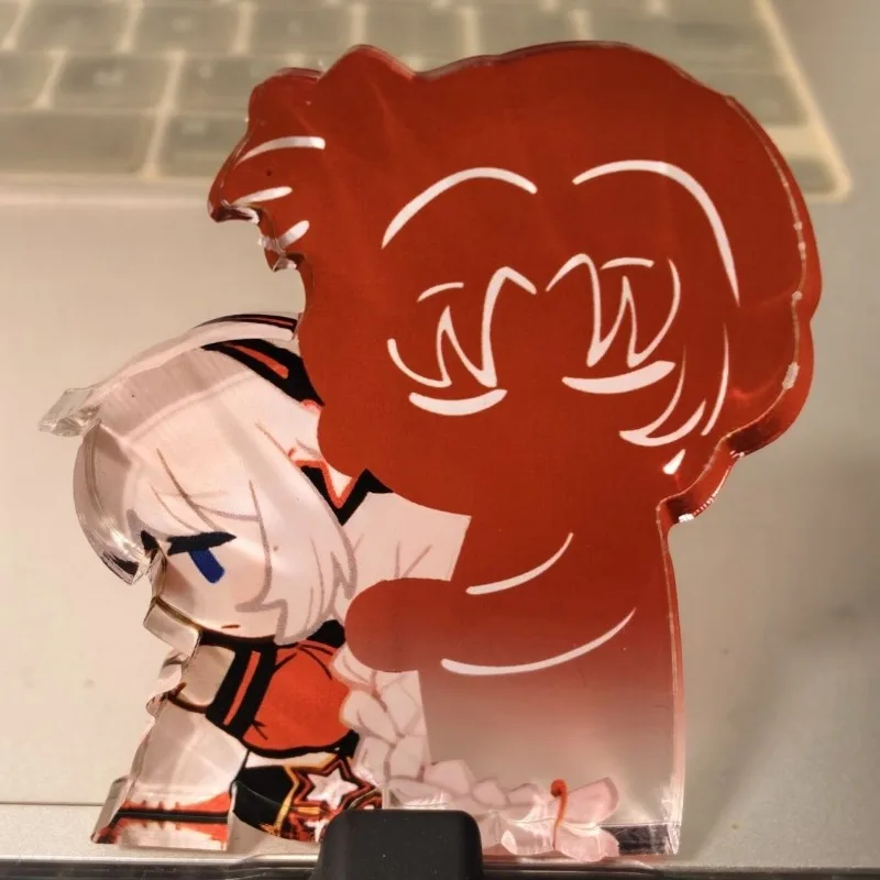 Juego Honkai Impact 3rd Valkyrie Kiana Himeko figura acrílica soporte modelo placa decoración de escritorio adorno de letrero de pie para seguidores de regalo