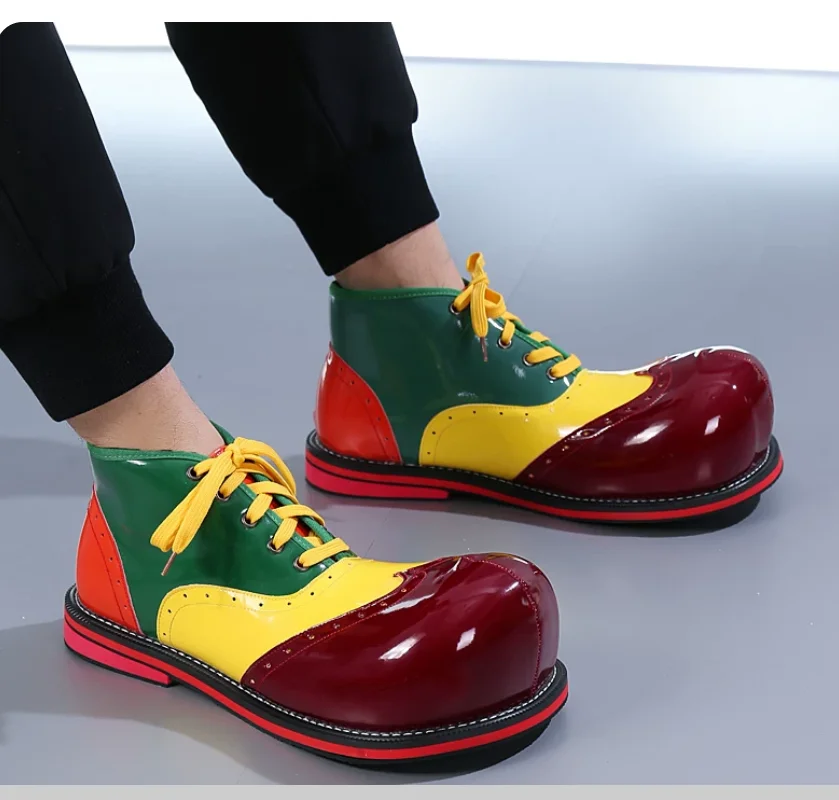 Magic props cosplay big headed clown shoes