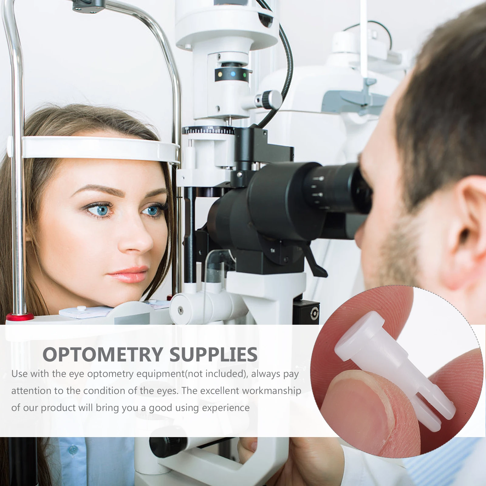 

Принадлежности для оптометрии, оптическая подставка для подбородка, бумажный штифт, пластиковая лампа, оборудование для санитарной безопасности, аксессуары, инструменты для очков