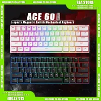 MCHOSE Ace 60/68 Pro Magnetic Switch Mechanical Keyboard RGB Light Custom Gaming E-sports Keyboard Ergonomics Accessories Gifts