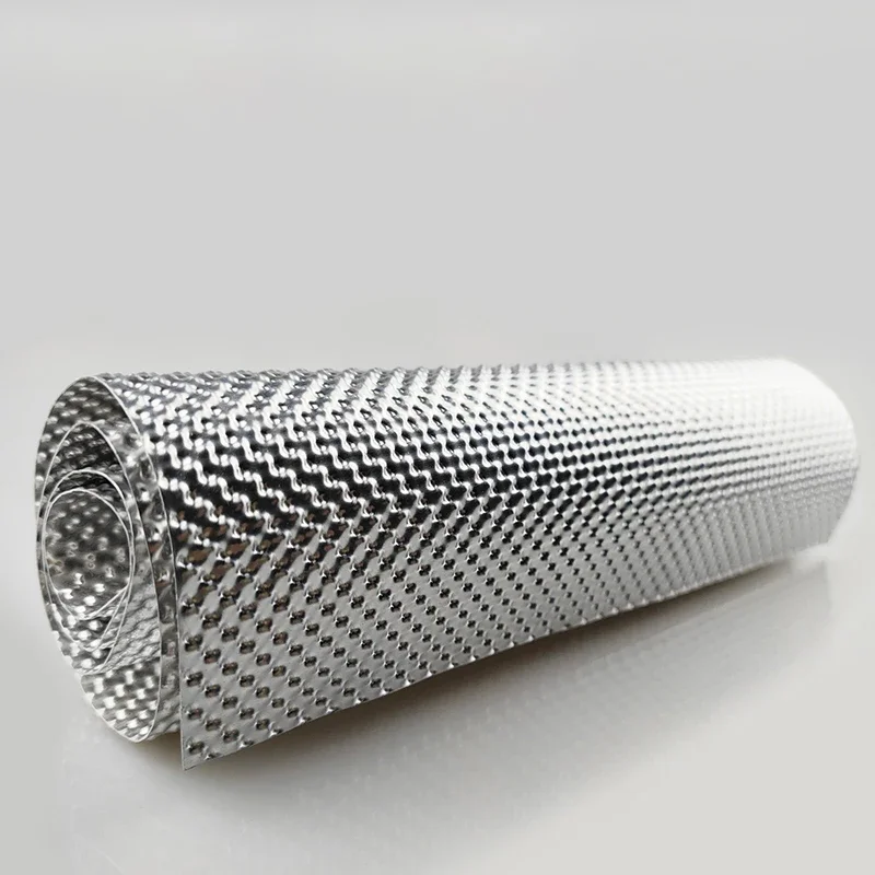 Half Spherical Embossed Aluminum Heat Shield Floor Pan Fuel Tank Auto  Exhaust Pipe Fire Protection Insulation Mat Material