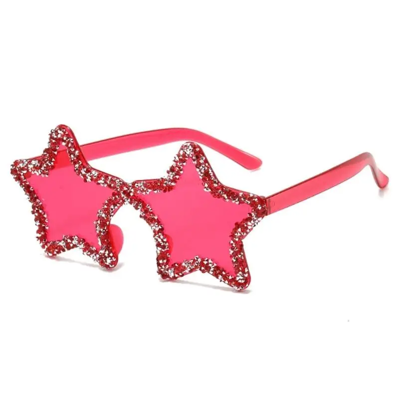 

652F Привлекательные декоративные очки с блестящими кристаллами для выступлений и концертов, аксессуары для фотосессий