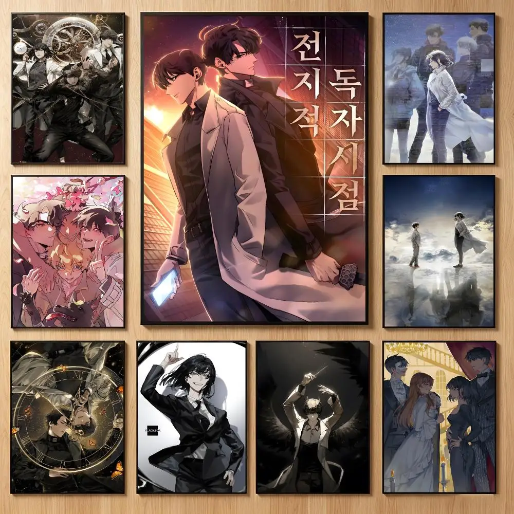 Fantasy Webcomic O-Omniscient Readers Viewpoint Poster Classic Self-Adhesive PP Wall Sticker for Living Room Bar Decor Gift