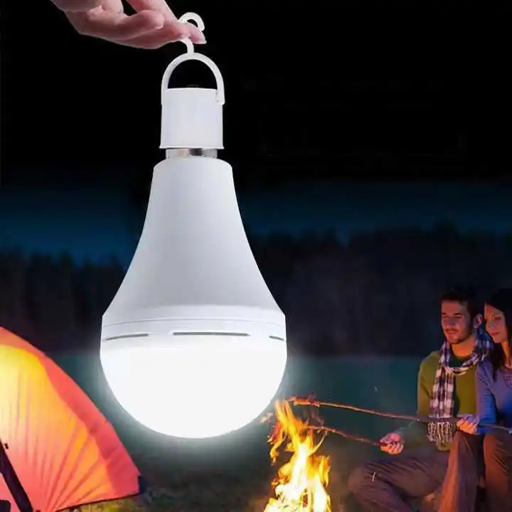 

7W 9W 12W 15W E27 Emergency LED Lamp Bulbs Rechargeable High Brightness Light Bulb Outdoor Camping Fishing Portable Lamps