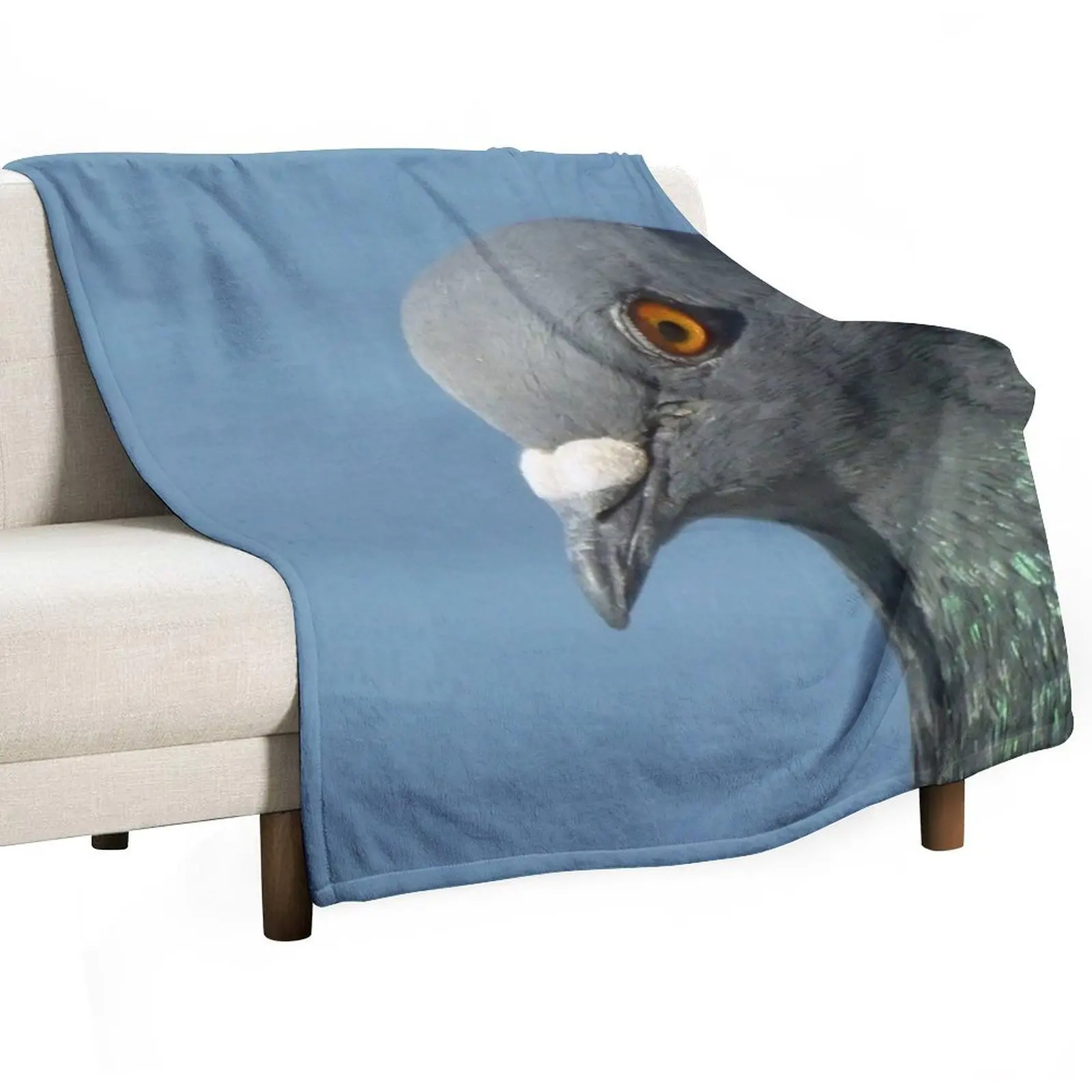 

Pigeon Close Up Photography Throw Blanket blankets and throws Decorative Throw Luxury Brand christmas gifts Blankets