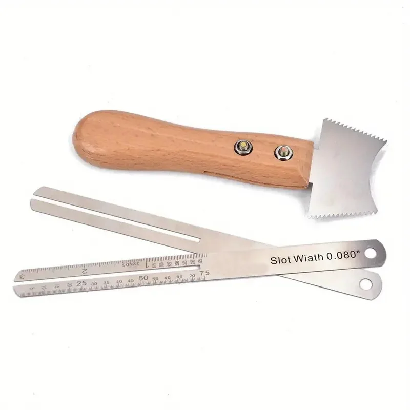 

Electric wood guitar wire chamfer file, edge trimming repair wire polishing tool file, guitar making tool