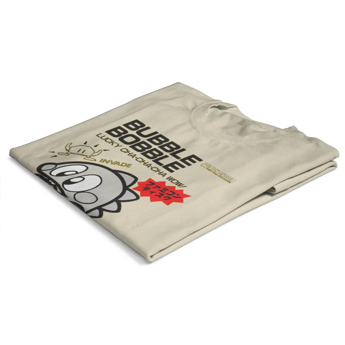 فقاعة فقاعة فقاعة محظوظ تشا تشا واو تي شيرت ، ملابس لعبة لطيفة ، قطن ، تي شيرت كلاسيكي مطبوع #4