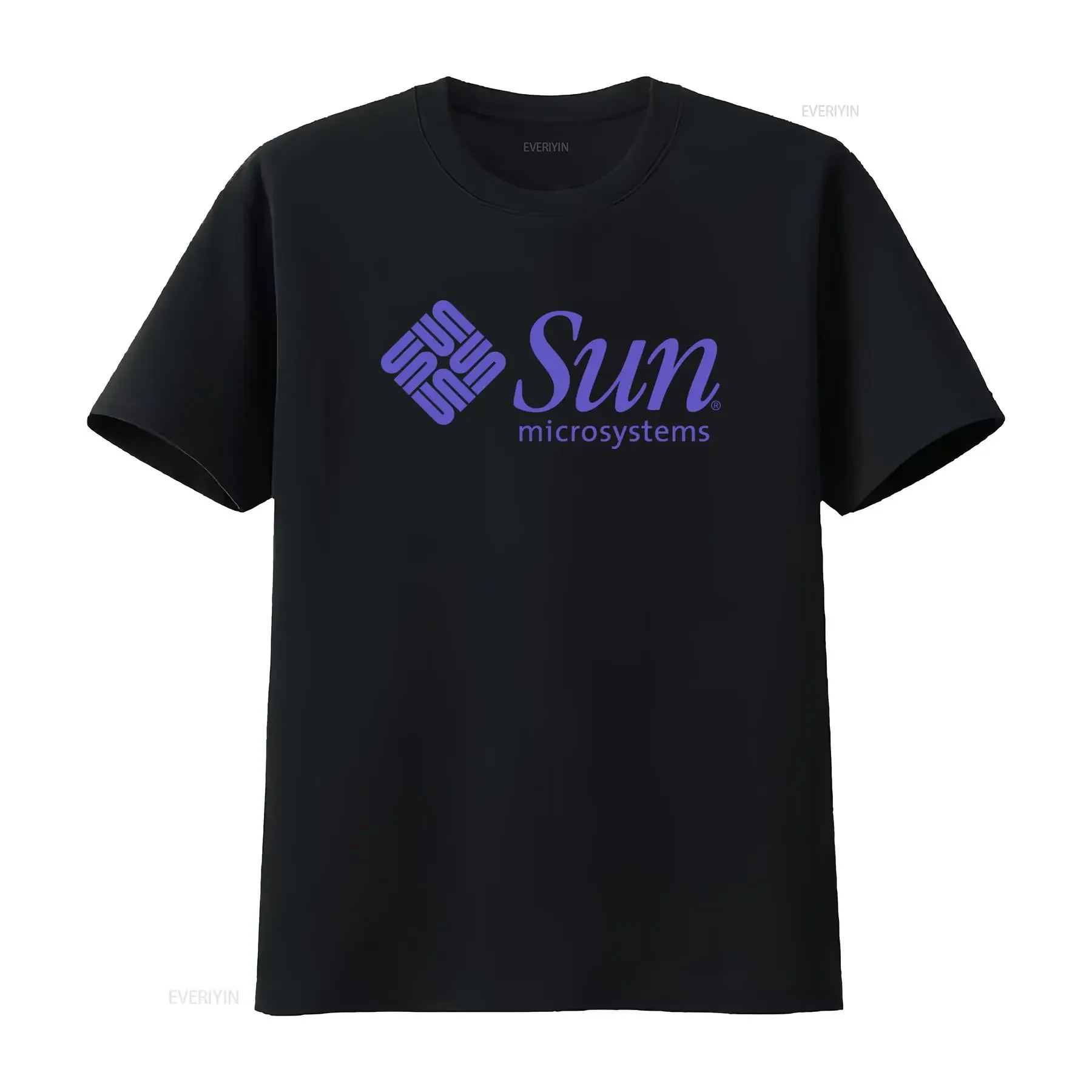 Sun Microsystems Men's White T Shirt with Logo Print Available in Sizes S to 3XL vintage Washed Stretched Stylish Unisex