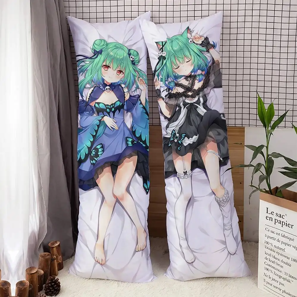 

Аниме Hololive Vtuber Uruha Rushia Dakimakura петля чехол для тела DIY подушка персиковая кожа/2Way трикосовая наволочка 6 размеров