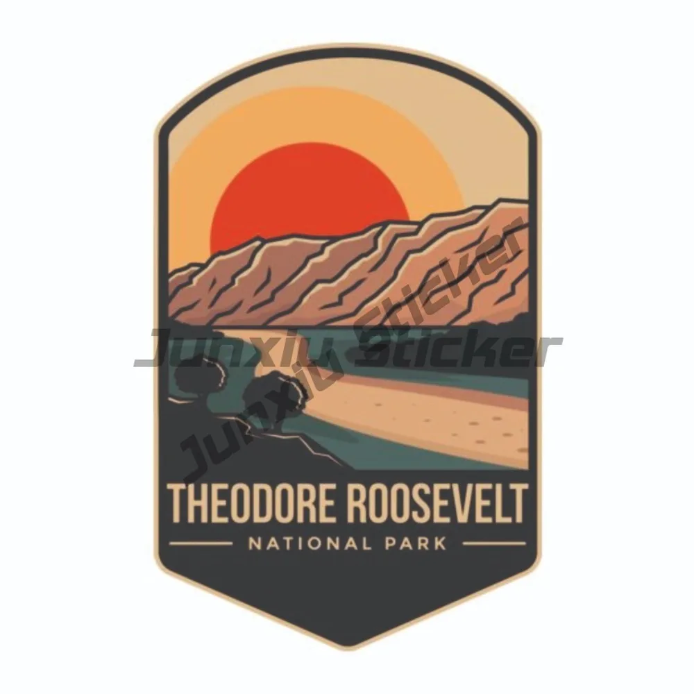 

Theodore Roosevelt National Park Sticker North Dakota National Park Decal Waterproof Sticker Camping