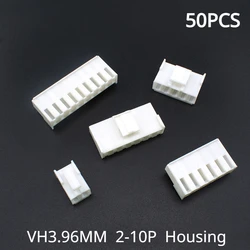 50Pcs VH 3.96MM 2P 3P 4P 5P 6P 7P 8P 9P 10P Female Housing Terminals VH3.96 2 3 4 5 6 7 8 9 10 Pin Connector