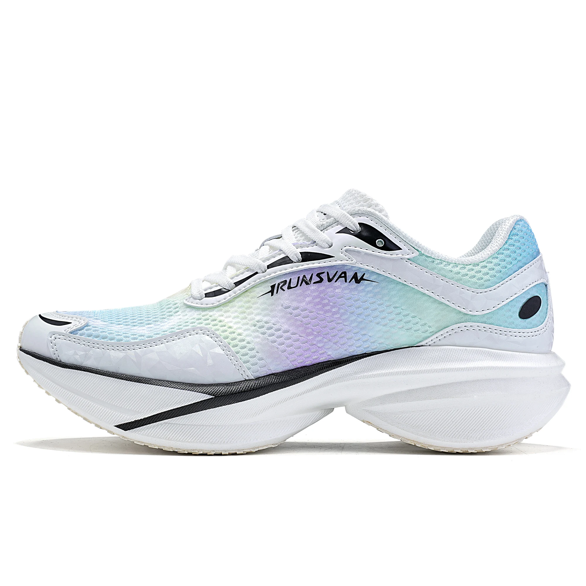 Full-Length Genuine Carbon Plate Marathon Running Shoes Shock-Absorbing Anti-Slip Breathable Men's Sports Shoes IRUNSVAN103