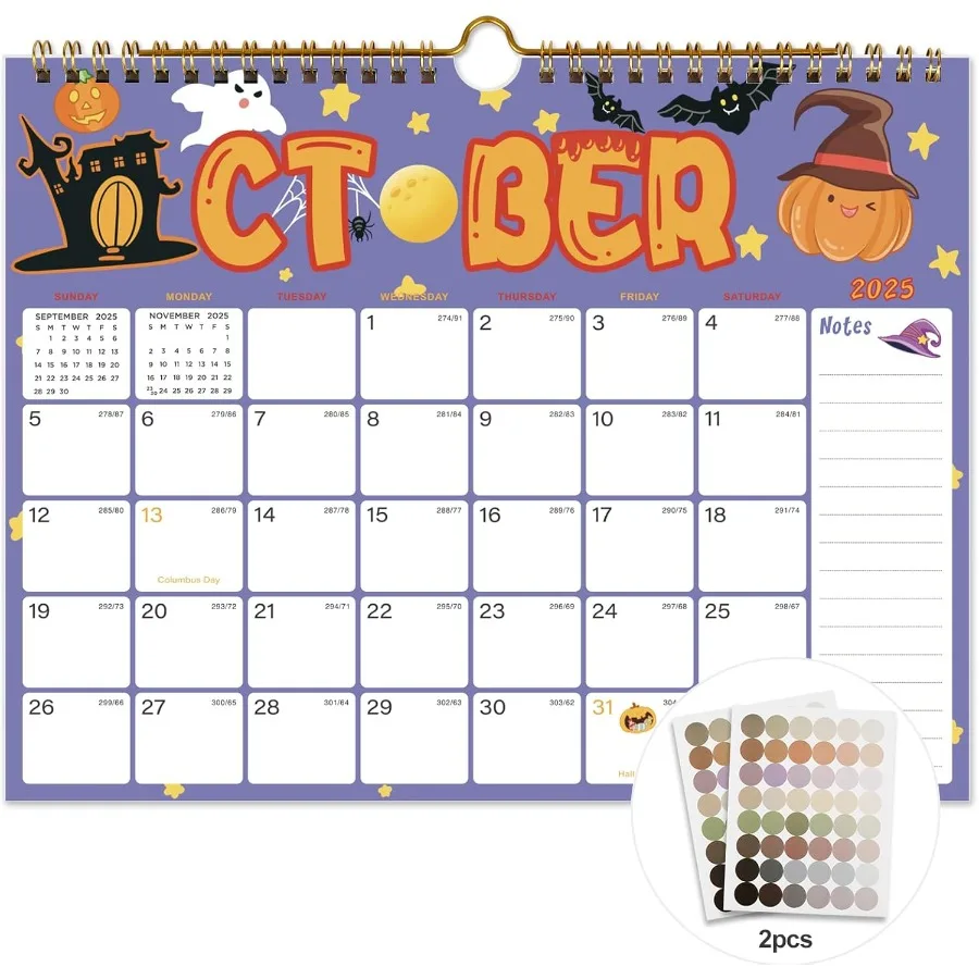 20252026 تقويم 18 تقويم حائط شهري يوليو 2025 ديسمبر 2026 8.5 "× 11" تقويم 2026 مع خطاف تعليق TwinWire #1